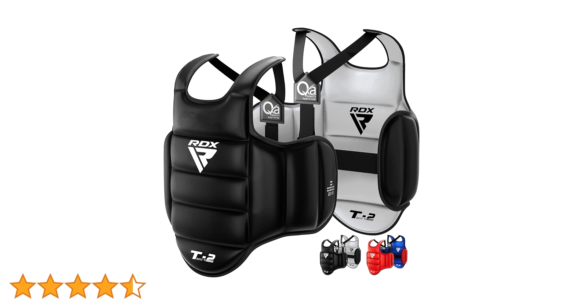 Amazon.co.jp: RDXボクシングチェストガードリバーシブル、キック